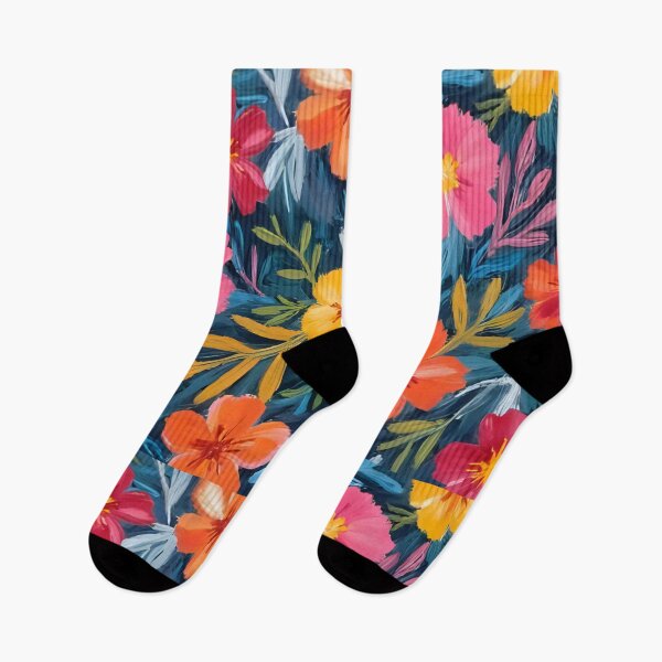 Item preview, Color Splash Floral Pattern designed and sold by mcuj-art.