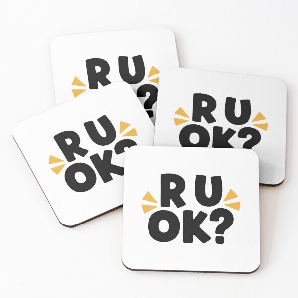 Item preview, Minimalist R U OK Shirt – Mental Health Awareness Typography Graphic designed and sold by Okada's t-shirts & accessories.