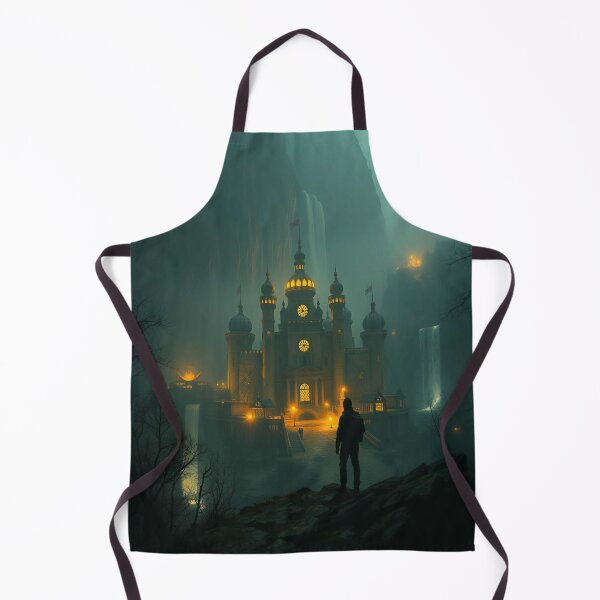 Item preview, Mystical Castlelight & Waterfall Dreams - The path of the explorer calls, between fog & light designed and sold by FotoworldEdel.