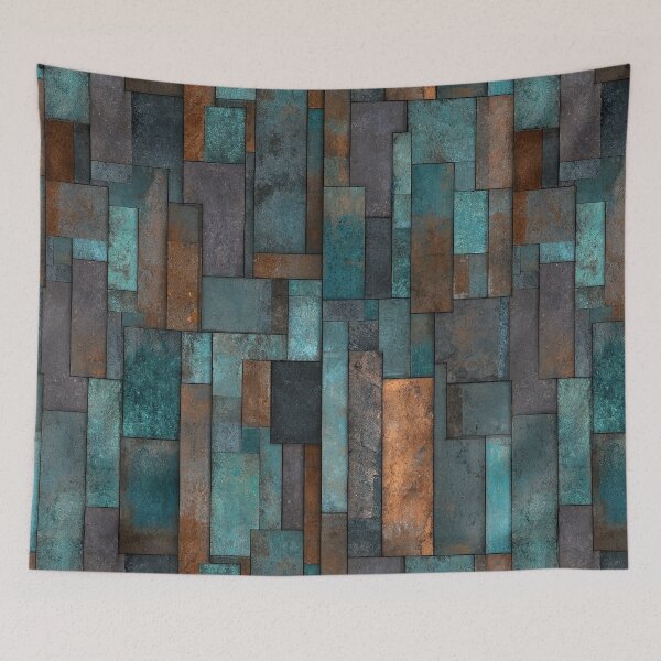 Item preview, Industrial Grunge Mosaic Pattern designed and sold by HausKatz.