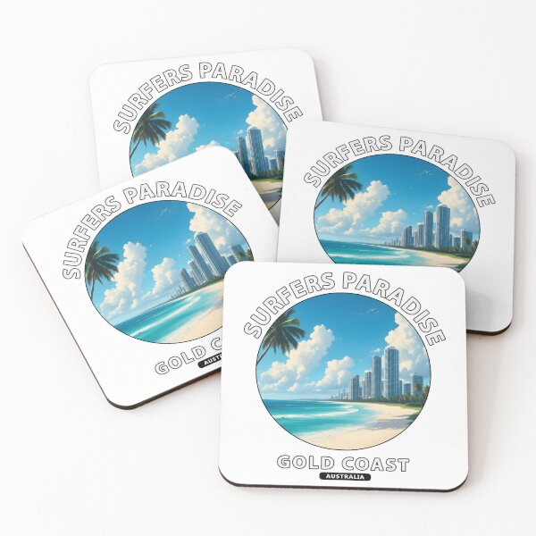 Item preview, Surfers Paradise - Gold Coast - Australia - beach surfing travel designed and sold by inkNext.