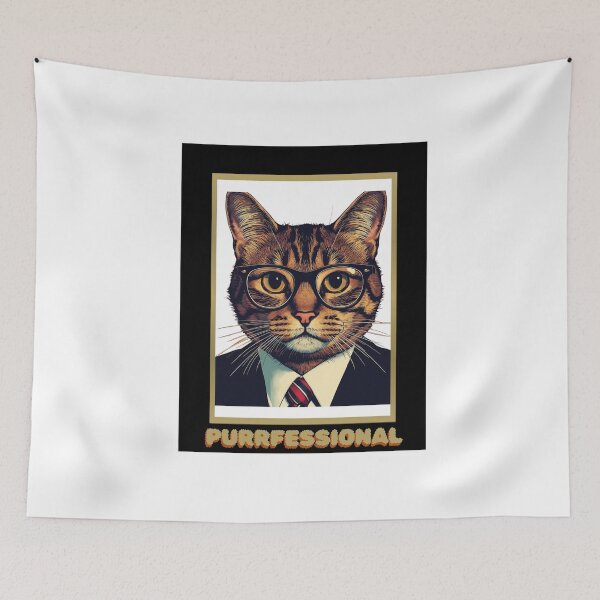 Item preview, Purrfessional Cat Funny Design designed and sold by Kstyle93.