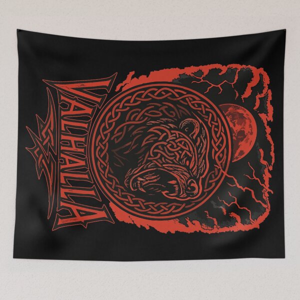 Item preview, Bear Berserker Tribal Celtic Knot Valhalla Norse designed and sold by TomFrontierArt.