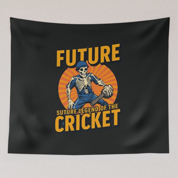 Item preview, Future Cricket Legend Skeleton Design designed and sold by Zakrytos ★★★★★.