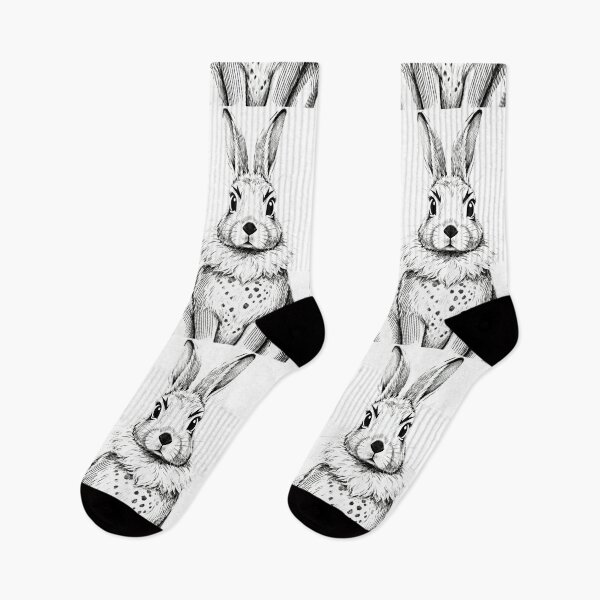 Item preview, Rabbit Illustration designed and sold by LuckCraftStudio.