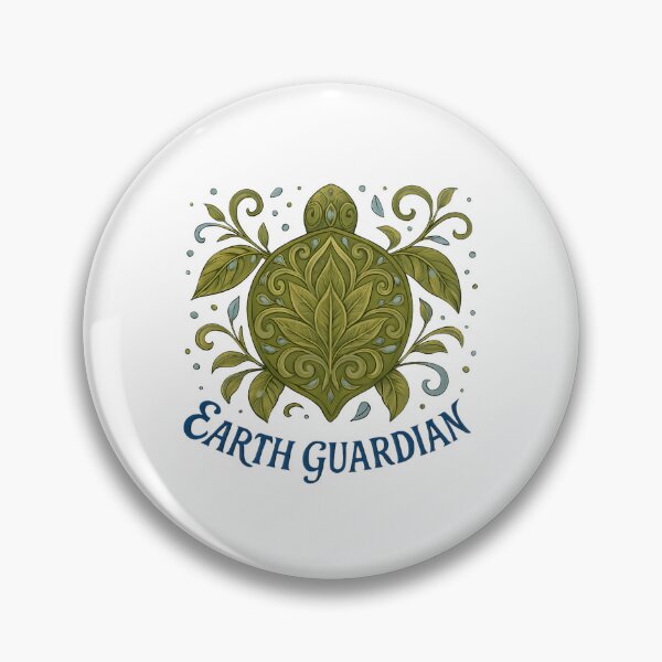 Artikelvorschau, Earth Guardian Turtle Naturschutz Öko-Design entworfen und verkauft von Furr-n-Purr.