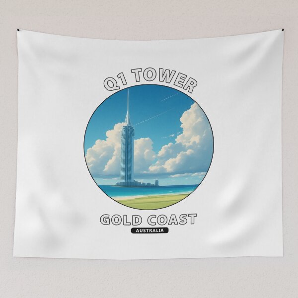 Item preview, Q1 Tower - Gold Coast - Australia - architecture landmark travel sightseeing designed and sold by inkNext.