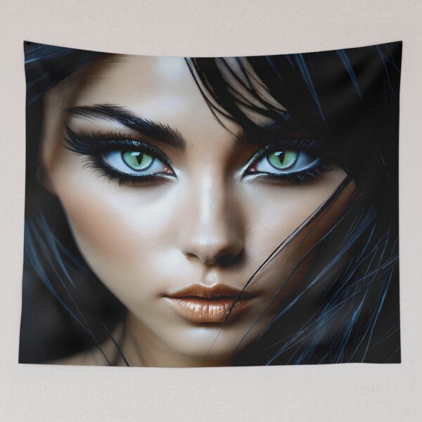 Item preview, She is like a cat in the dark 4 designed and sold by deep-sea-birds.