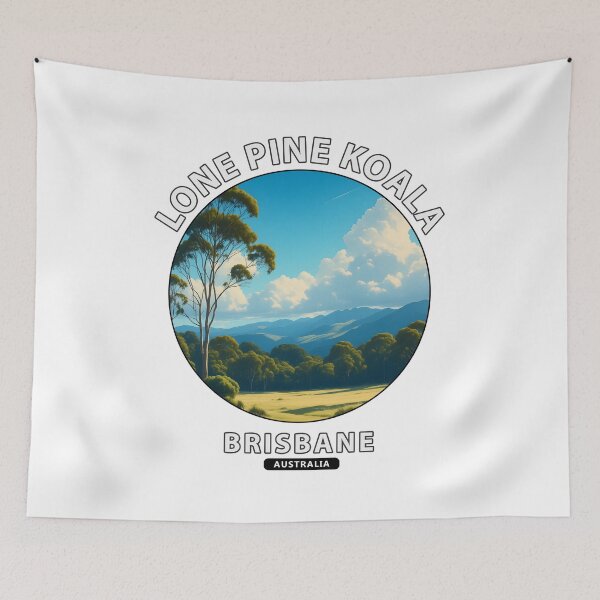 Item preview, Lone Pine Koala - Brisbane - Australia - wildlife animals travel souvenir designed and sold by inkNext.