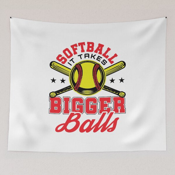 Item preview, Funny Softball It Takes Bigger Balls designed and sold by jaygo.