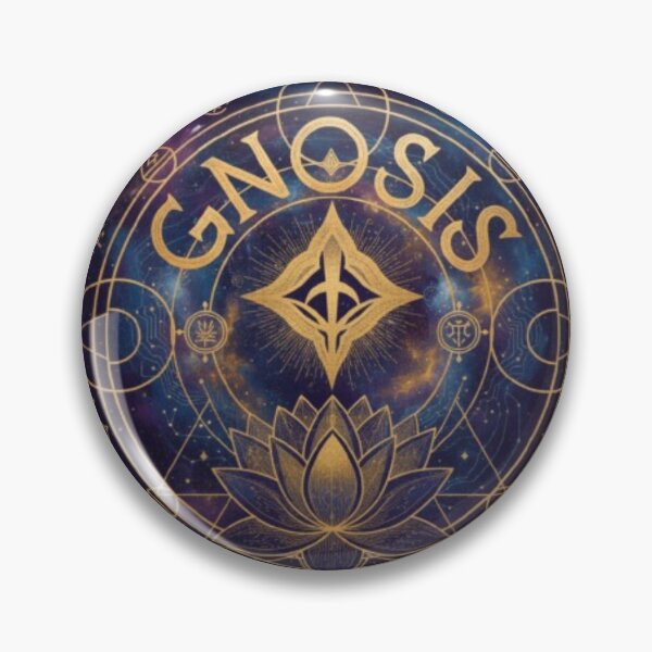 Item preview, Spiritual Awakening Gnosis Sticker - Mystical Art & Esoteric Symbols designed and sold by QuantumKey.
