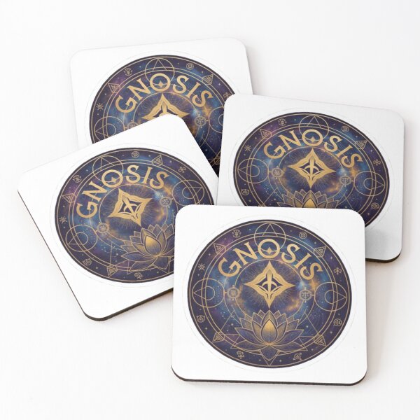 Item preview, Spiritual Awakening Gnosis Sticker - Mystical Art & Esoteric Symbols designed and sold by QuantumKey.
