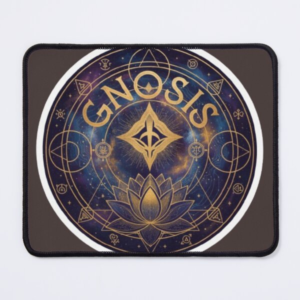 Item preview, Spiritual Awakening Gnosis Sticker - Mystical Art & Esoteric Symbols designed and sold by QuantumKey.