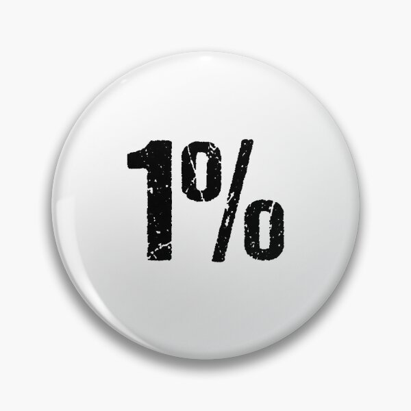 Item preview, 1% in Grunge Typography designed and sold by Memes N Lore .