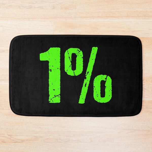 Item preview, 1% in Green Grunge Typography designed and sold by Memes N Lore .