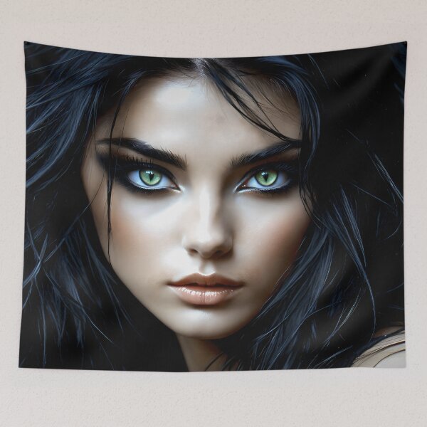 Item preview, She is like a cat in the dark 7 designed and sold by deep-sea-birds.