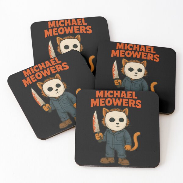 Item preview, Michael Meowers Horror Cat Parody Halloween designed and sold by shoppingtshirts.