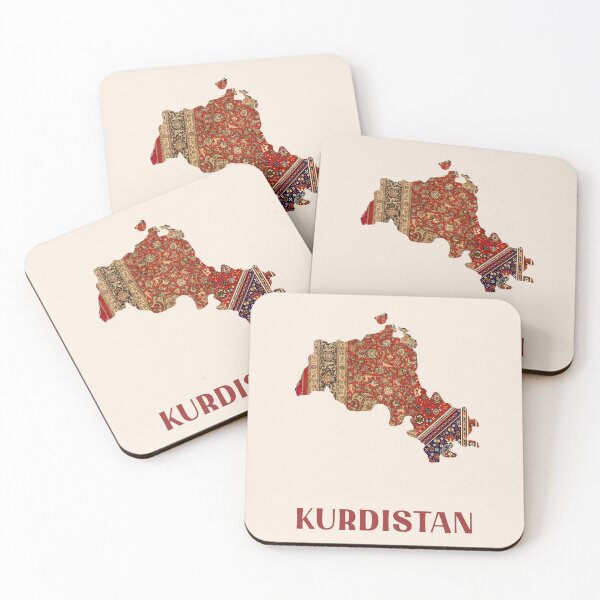 Item preview, Kurdistan Map – Traditional Carpet Style Poster designed and sold by BasImJOKO.