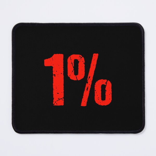 Item preview, 1% in Red Grunge Typography designed and sold by Memes N Lore .