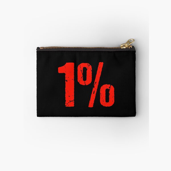 Item preview, 1% in Red Grunge Typography designed and sold by Memes N Lore .