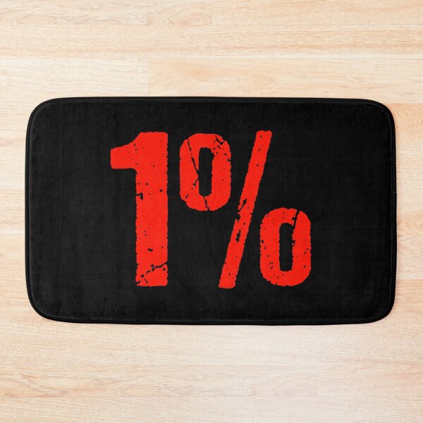 Item preview, 1% in Red Grunge Typography designed and sold by Memes N Lore .