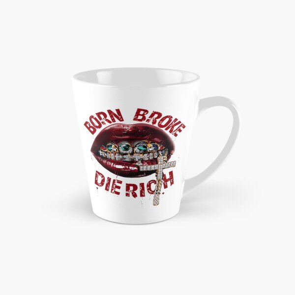 Item preview, Born Broke Die Rich - Edgy Mouth with Diamond Grills designed and sold by Colorful-Garden.
