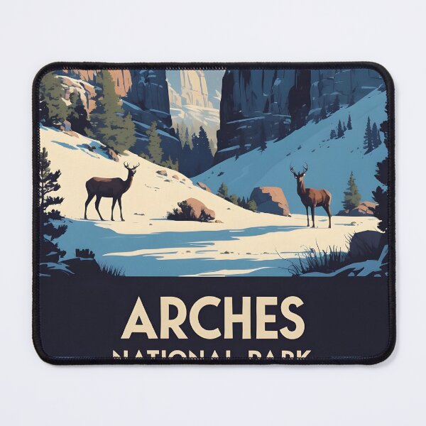 Item preview, Arches National Park USA Vintage Travel Tourism  designed and sold by TravelersGems.