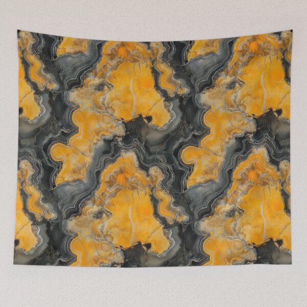 Item preview, Bright Yellow Crystal Seamless Design designed and sold by DigitaICraft.