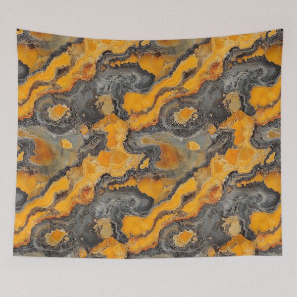 Item preview, Charcoal Yellow Gemstone Seamless Texture designed and sold by DigitaICraft.