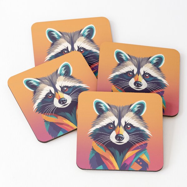 Item preview,  Neon Raccoon designed and sold by PolinaMirralisa.