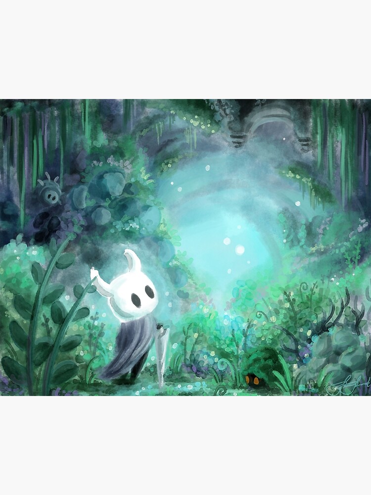 Hollow Knight Greenpath Canvas Print For Sale By Viking011 Redbubble   Flat,750x,075,f Pad,750x1000,f8f8f8.u4 