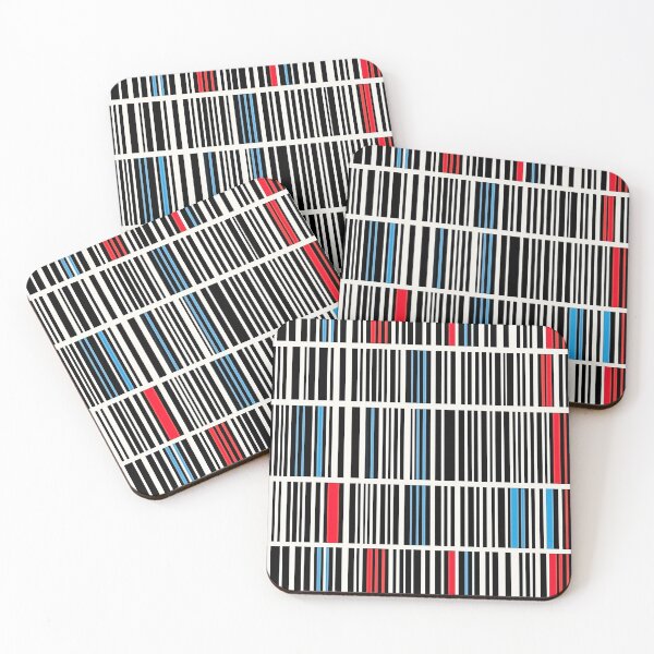 Item preview, Abstract Stripes - Barcode Style Pop Art Pattern designed and sold by HausKatz.