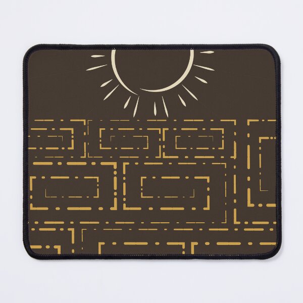 Item preview, Rustic african mudcloth poster in ochre and olive tones designed and sold by zephstudoartist.