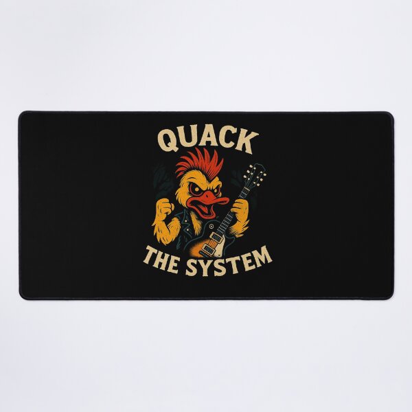 Item preview, Quack the System – Punk Duck Rebellion designed and sold by teevoxx.