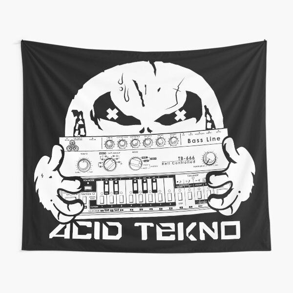 tekno acide (pas de version couleur) Tentures