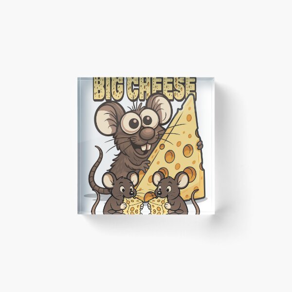 Item preview, Mouse Eating Big Cheese – Cute and Playful Cartoon Design designed and sold by ArtsyExplorer.