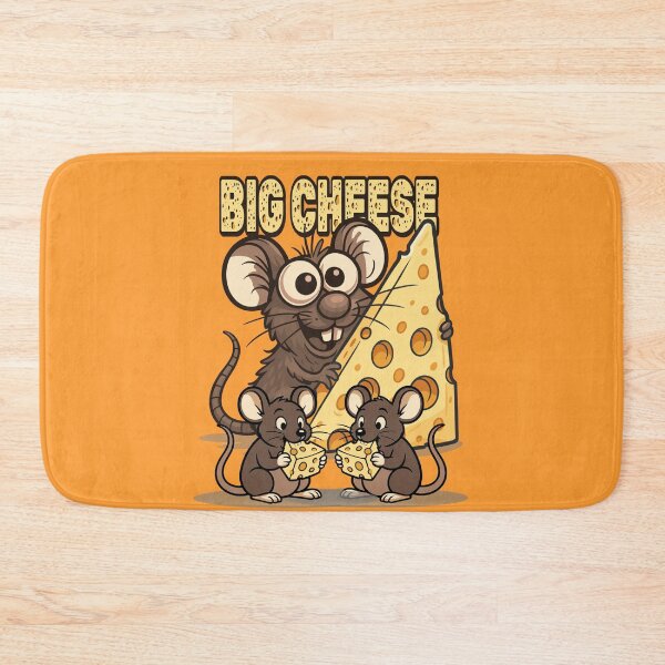 Item preview, Mouse Eating Big Cheese – Cute and Playful Cartoon Design designed and sold by ArtsyExplorer.