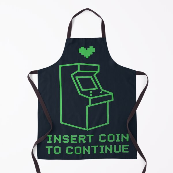 Item preview, Insert Coin to Continue – Neon Arcade Silhouette designed and sold by ShadowScales Art.