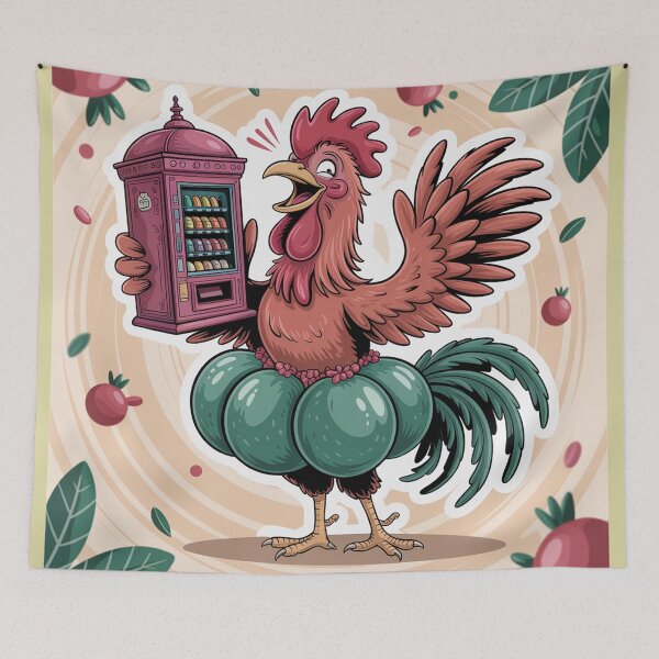 Item preview,  А goofy rooster. designed and sold by Lilashakti ⭐️ ⭐️ ⭐️ ⭐️ ⭐️.