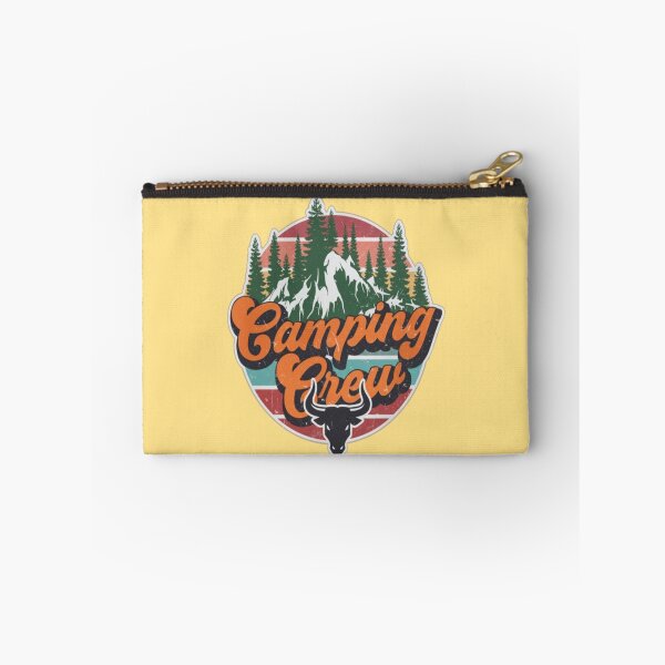 Item preview, Camping Crew T-Shirt Design with Retro Mountain and Bull Graphic designed and sold by My-Hoodies.