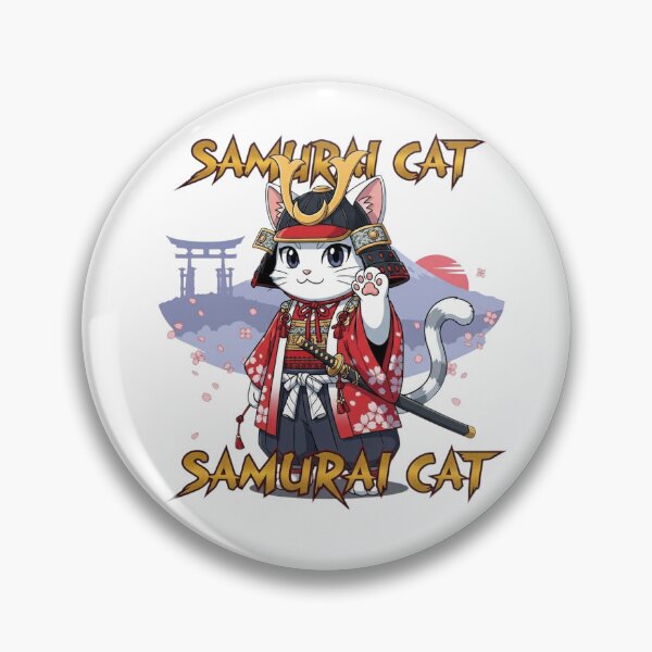 Item preview, Samurai Cat designed and sold by Red White & WG.