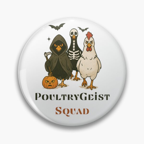 Item preview, PoultryGeist Squad – Haunted Chickens designed and sold by WonderMix.