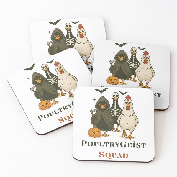 Item preview, PoultryGeist Squad – Haunted Chickens designed and sold by WonderMix.