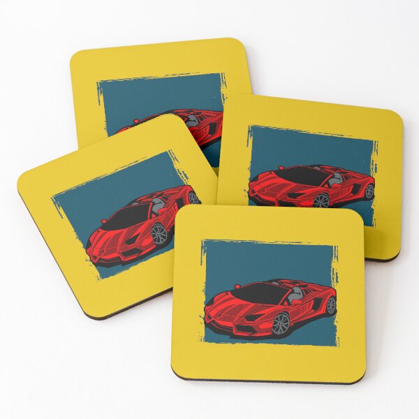Item preview, Fast luxury red car designed and sold by Joncasmiart.