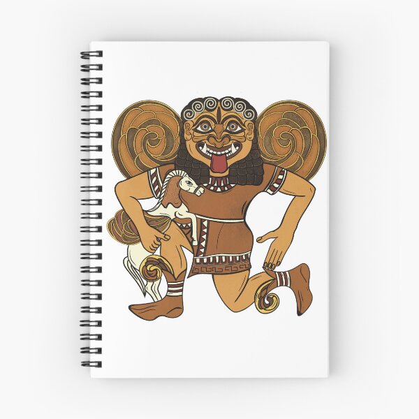 Item preview, Archaic Gorgon with Pegasus – Ancient Greek Mythology Art designed and sold by Ancient-Tales.