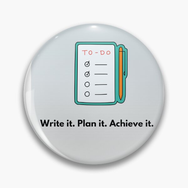 Item preview, Write it. Plan it. Achieve it. designed and sold by Bibi-Designs.