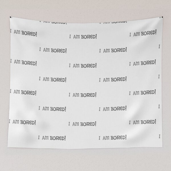 Item preview, "I Am Bored!" Statement Tee designed and sold by Swati's Digital Den.