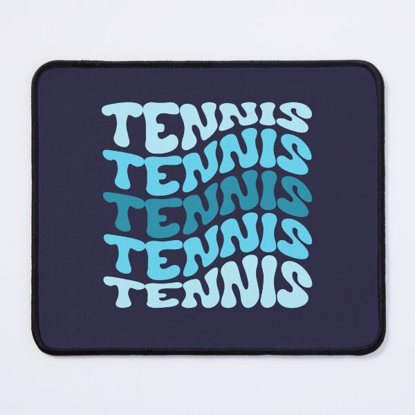 Item preview, Tennis Blue Wavy Retro Tennis Player Groovy designed and sold by StrideSuccess.