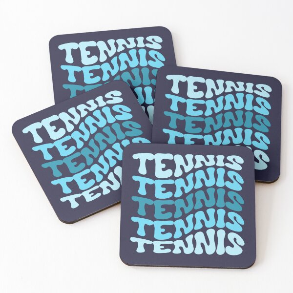 Item preview, Tennis Blue Wavy Retro Tennis Player Groovy designed and sold by StrideSuccess.