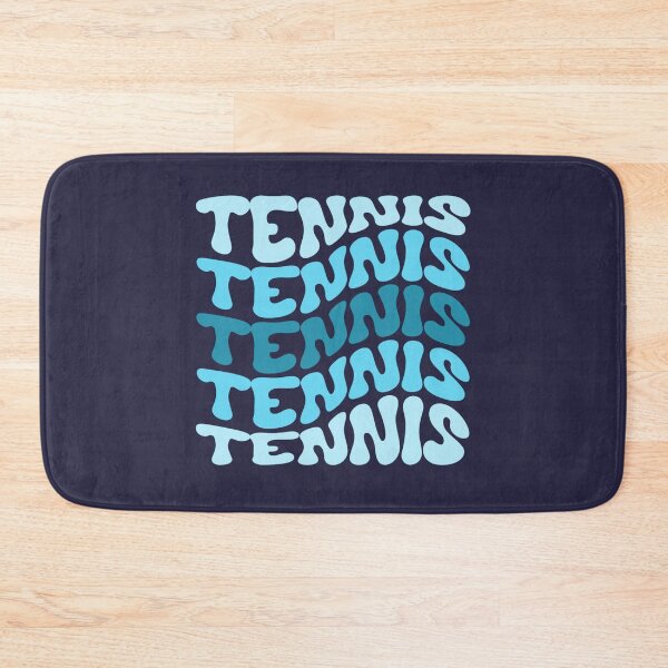 Item preview, Tennis Blue Wavy Retro Tennis Player Groovy designed and sold by StrideSuccess.